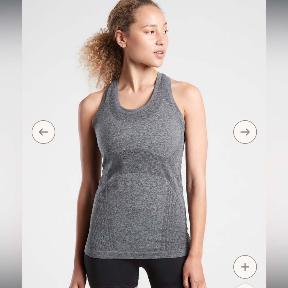 Athleta Momentum Workout Activewear Top in Gray
